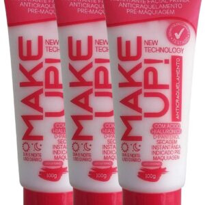 3 Hidratantes Facial Primer Anti-Craquelamento Pré Maquiagem