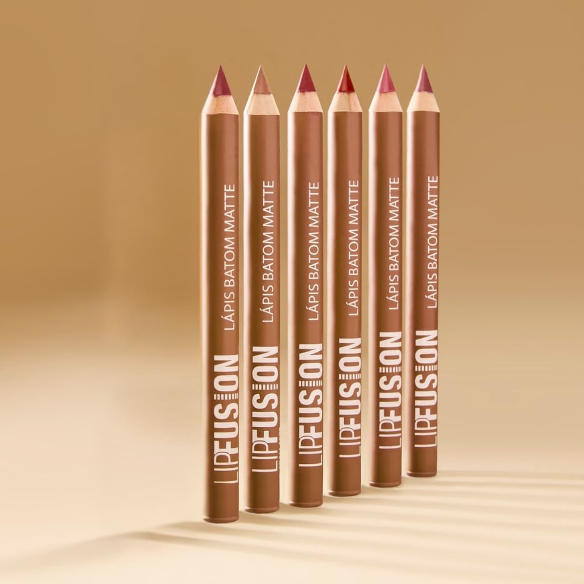 Lápis Labial Batom Cintilante Lip Fusion com Apontador Mahav (DOCE DE LEITE) - Imagem 6