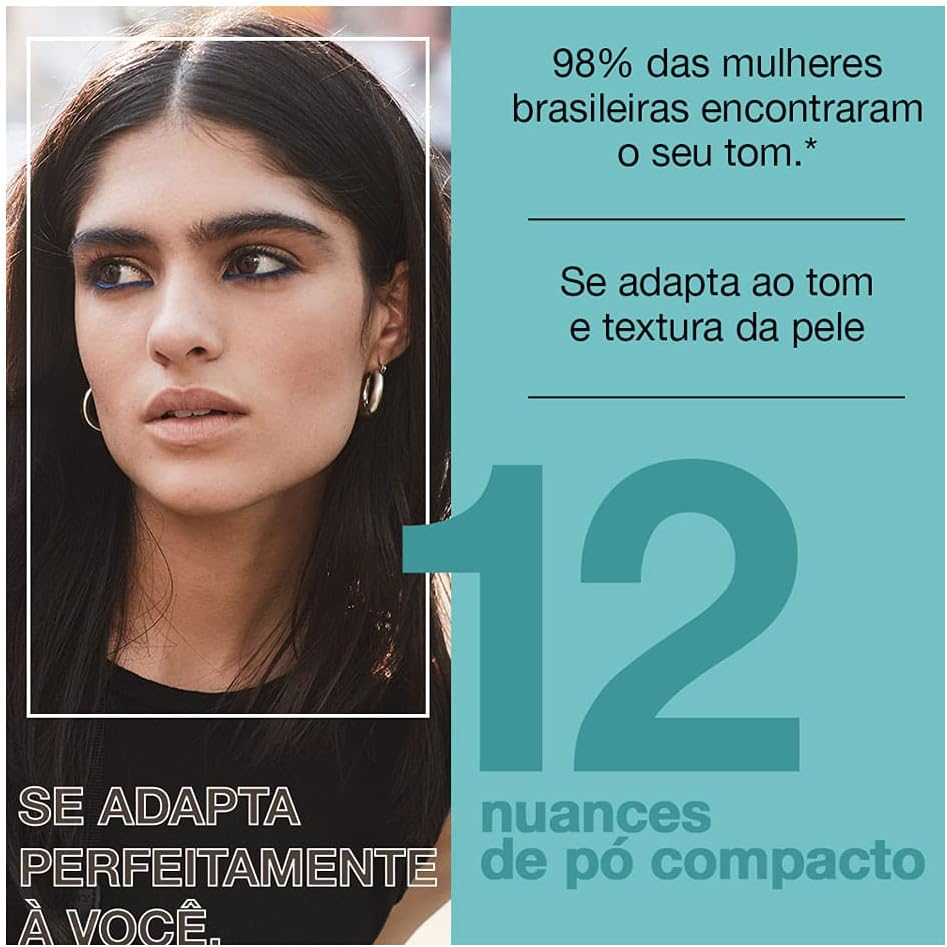Maybelline New York Pó Compacto Fit Me Efeito Mate e Poros Invisíveis Médio Rosado R05, 100% matte, controla o brilho, sela a maquiagem, disfarça poros e dura até 12 horas - Imagem 5