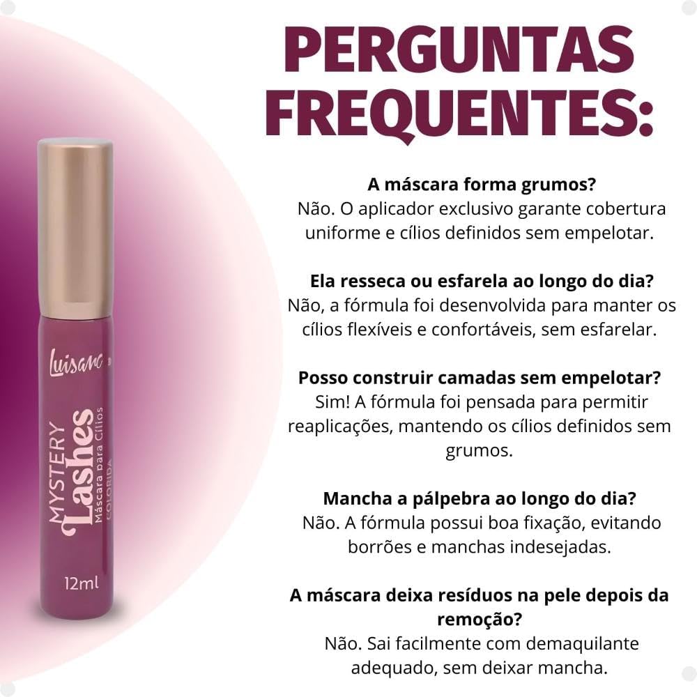 Mystery Lashes B - Cor Vinho - Imagem 7