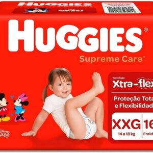 Fralda Descartável Turma da Monica Supreme Care, Huggies, Branco