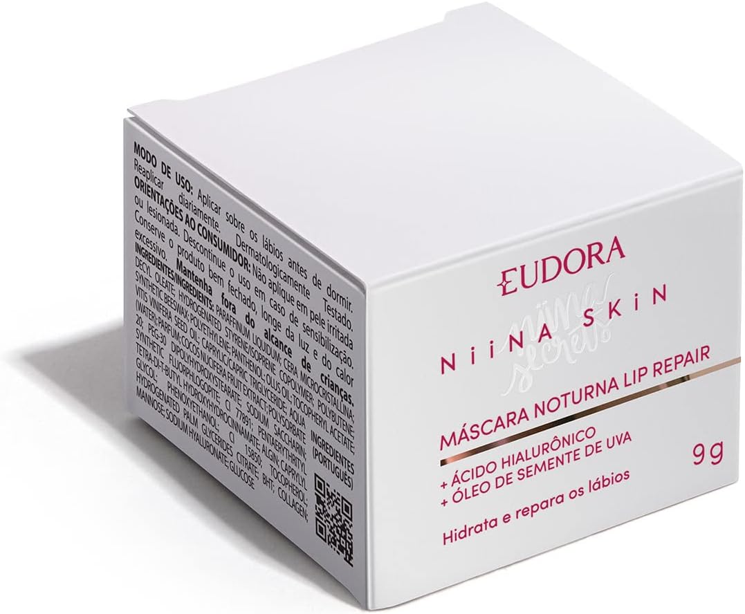 EUDORA NIINA SKIN MASCARA LABIAL NOTURNA LIP REPAIR 9g - Imagem 3