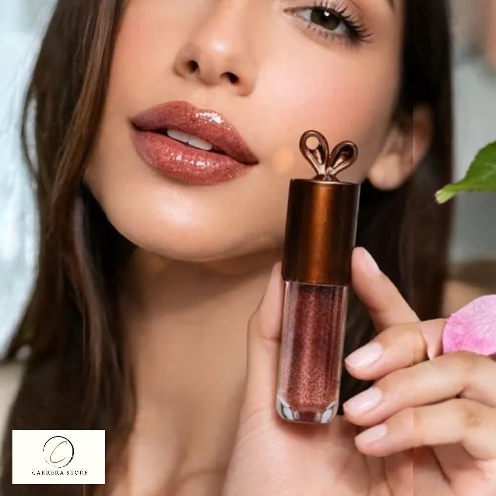 Lip Bunny Gloss Labial de Chocolate, Acabamento Brilhante, Hidratante Gloss Labial, Batons, Lápis Labial, Brilho labial Chocolate - Imagem 9