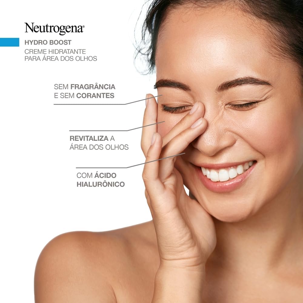 Neutrogena Creme Hidratante Para Área dos Olhos Hydro Boost, 15g - Imagem 7