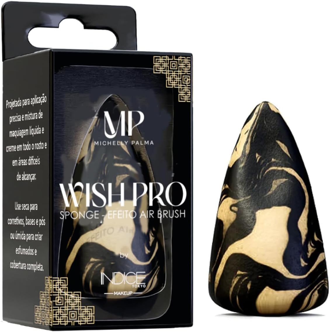 ESPONJA DE MAQUIAGEM WISH EFEITO AIR BRUSH - MICHELLY PALMA