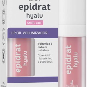 Hidratante Labial Volumizador Epidrat Hyalu Lip Oil 6ml Sem cor Mantecorp Skincare