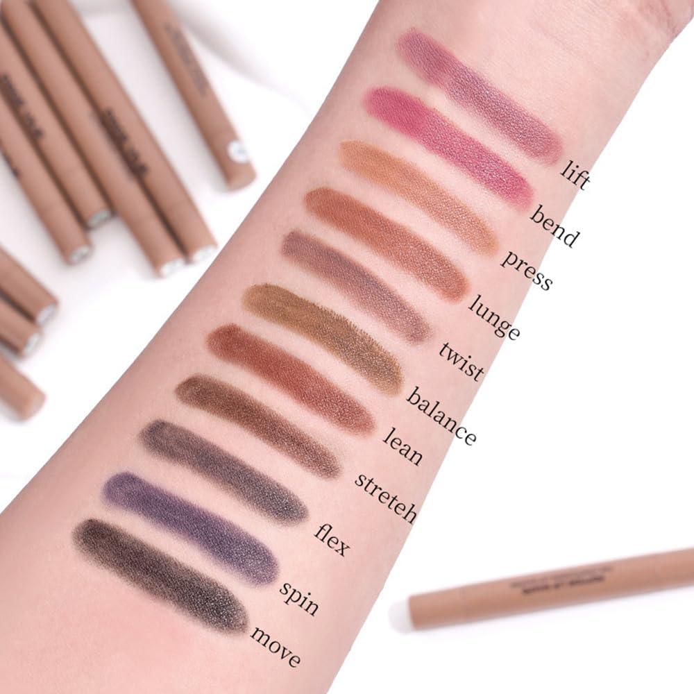 SUAKE Pacote de lápis lipliner de batom fosco plump, giz de cera à prova d'água com borrão de silicone para definir contornos e esculpir lábios, fórmula cremosa suave e úmida para maquiagem labial-02 - Imagem 7