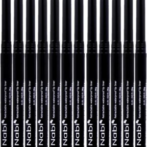 Beauty Spot Conjunto de delineador labial retrátil impermeável de 12 cores, lápis delineador labial automático, resistente ao desbotamento de longa duração
