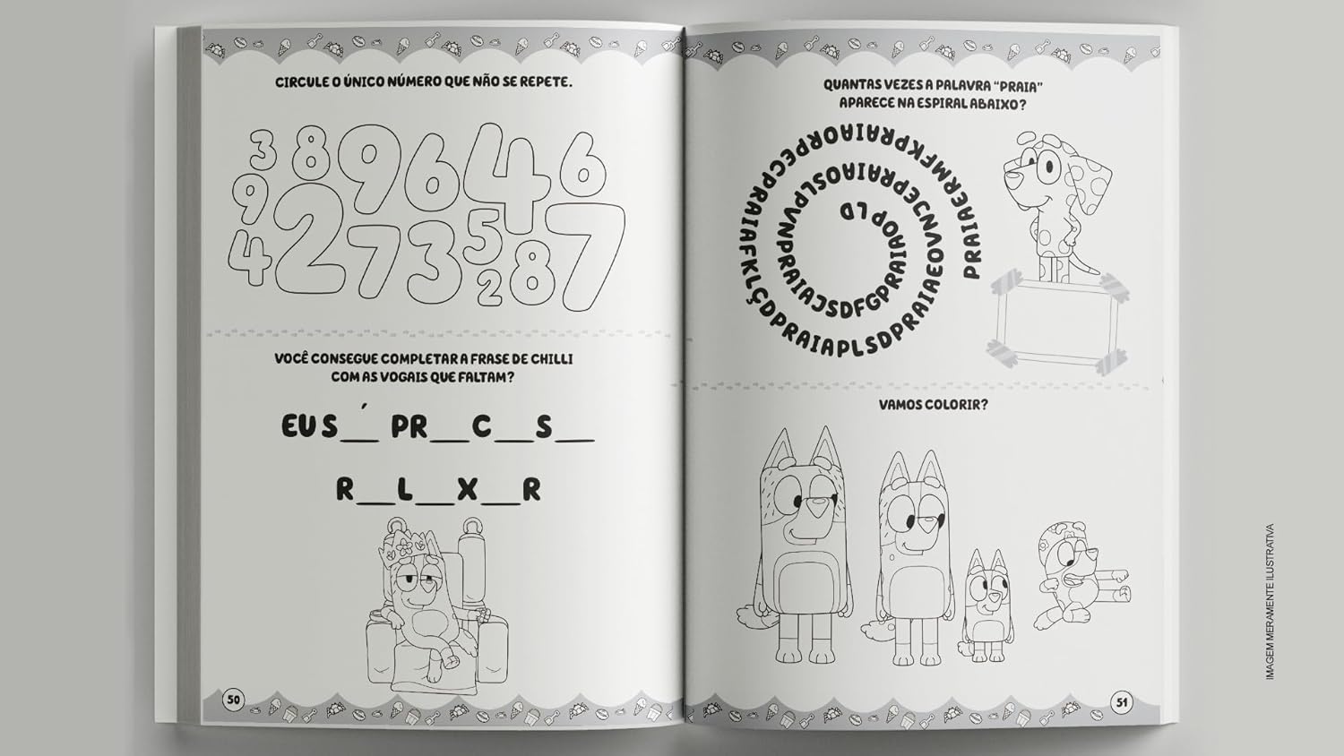 Bluey - 365 Atividades e Desenhos para Colorir - Imagem 7