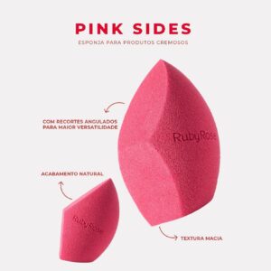 Ruby Rose - Esponja De Maquiagem Pink Sides Hba7006
