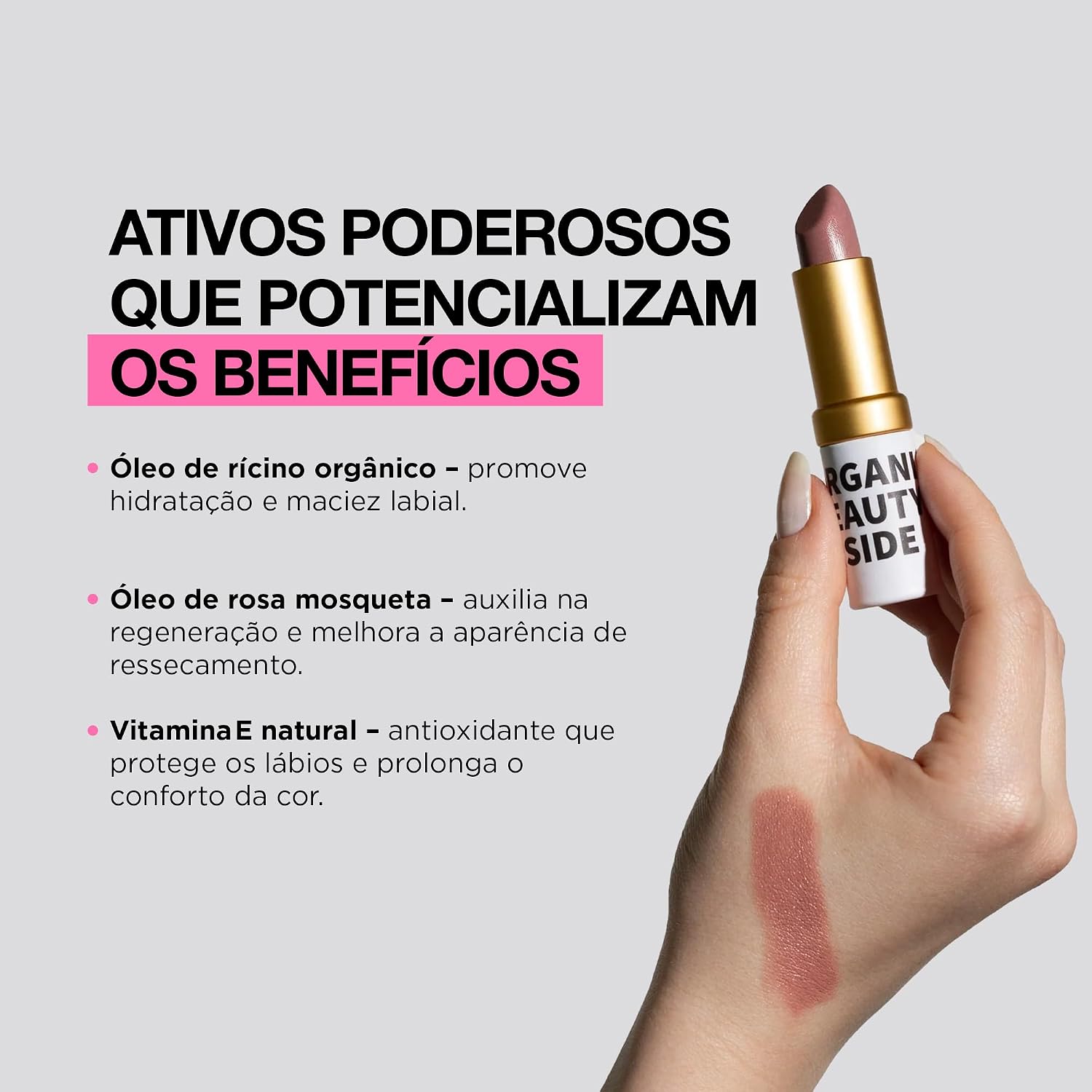 Batom Safe Kiss Simple Organic - Imagem 7