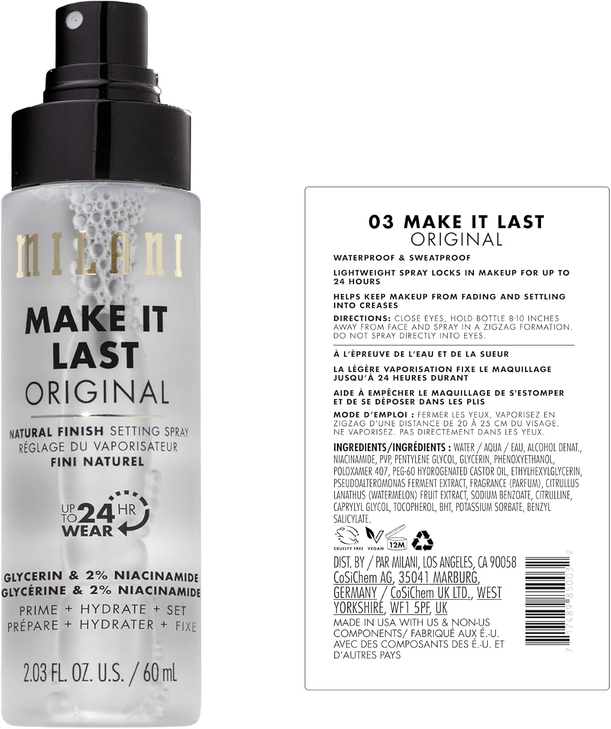 Milani Make IT Last de Spray Primer - Imagem 2