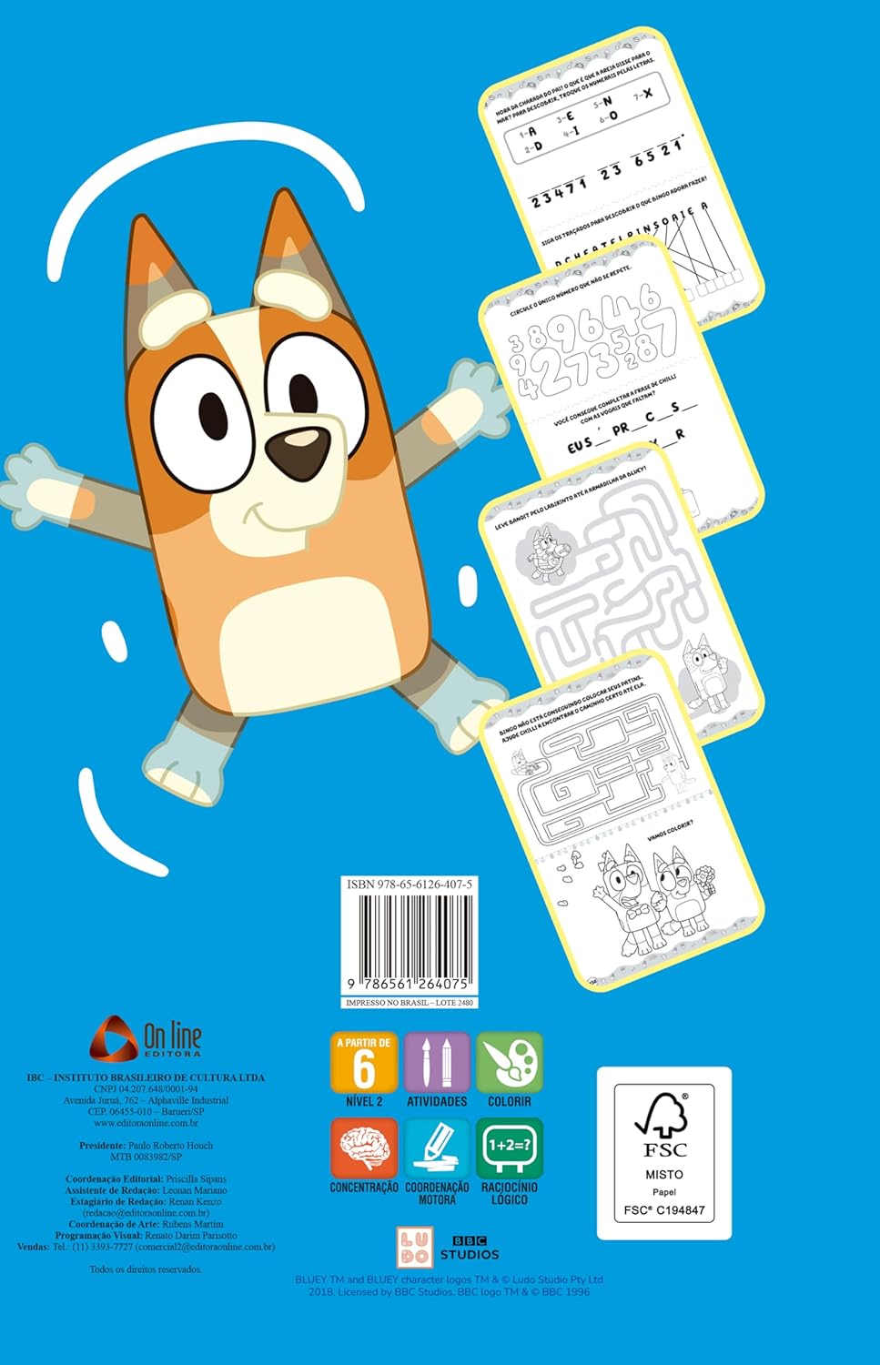 Bluey - 365 Atividades e Desenhos para Colorir - Imagem 2