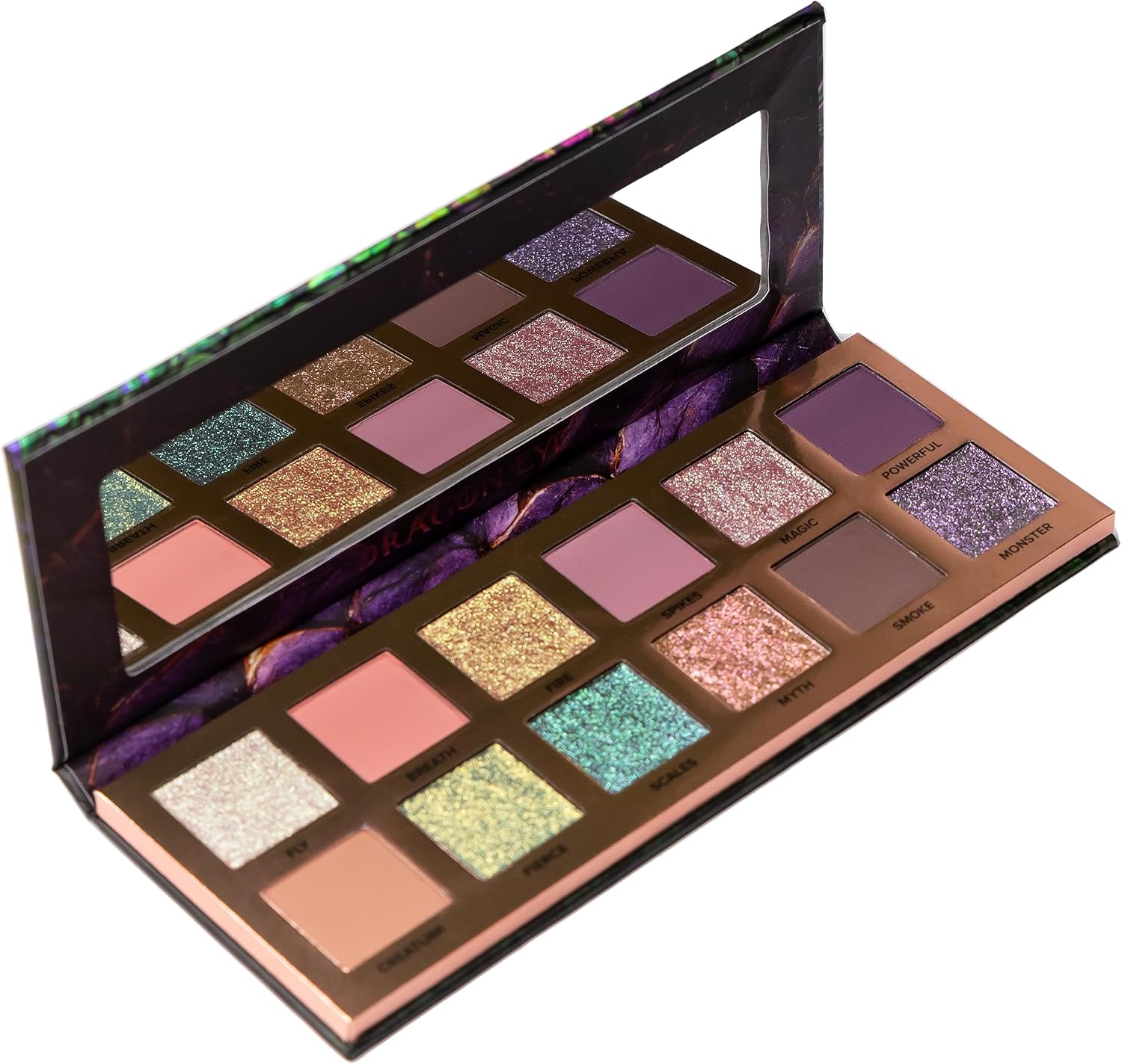 Whats Up Beauty - Dragon Eye Eyeshadow Palette Talc Free Clean Cruelty Free Made in Italy Makeup - Imagem 3