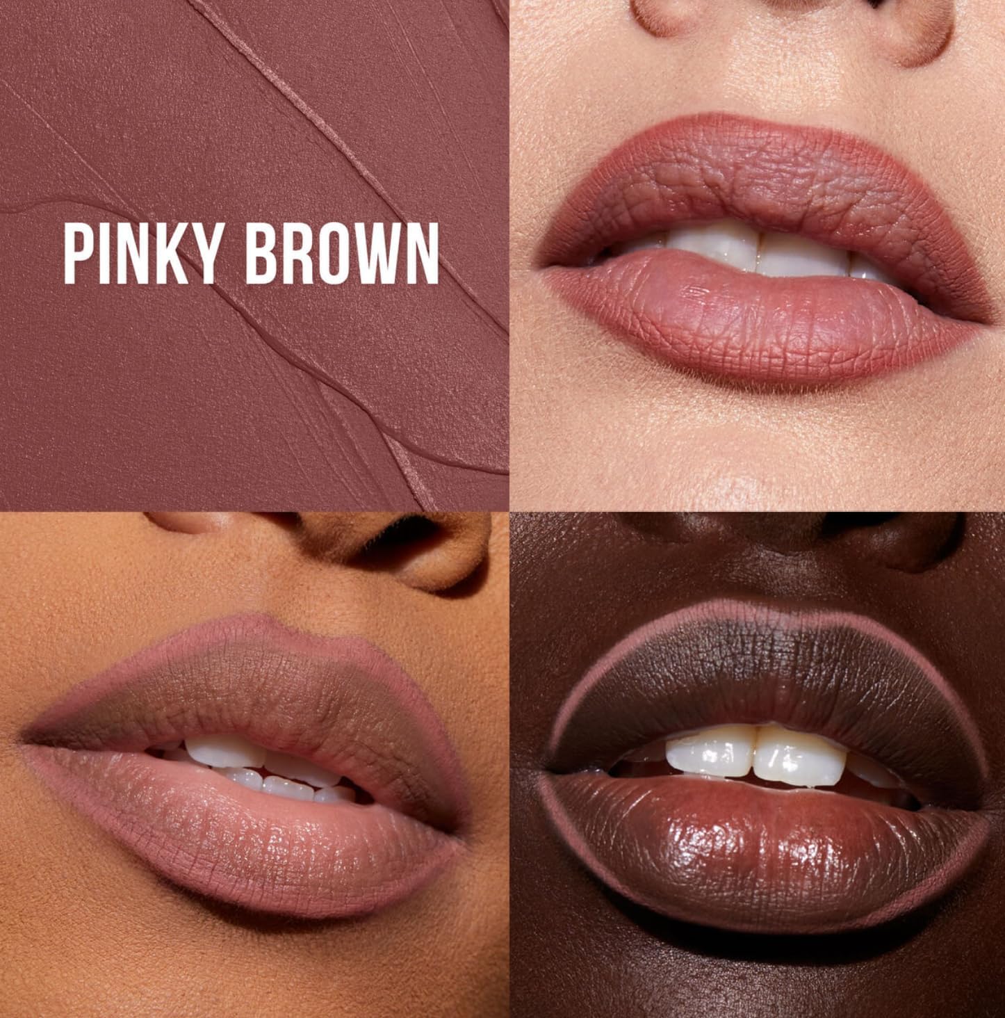 Huda Lip Contour Duo Rosa Blushed - 2 mini lápis labiais em rosa suave e marrom rosado - Imagem 4