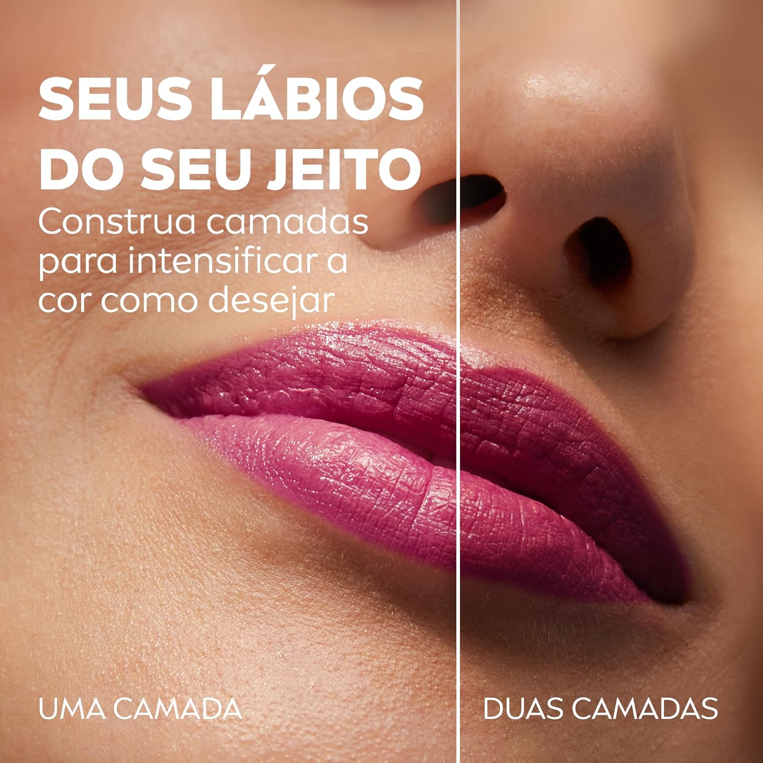 NIVEA Hidratante Labial Hidra Color 2 em 1 Rosa Pink 4,8g - Combina cor intensa e hidratação enriquecida com Manteiga de Karité, Óleo de Amêndoas orgânico e Vitamina E - Imagem 3