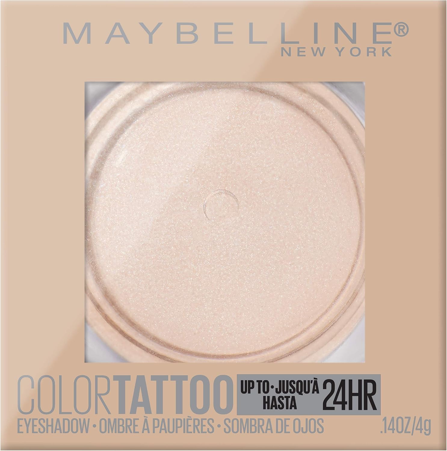 Maybelline New York Color Tattoo 24 Hour Longwear Cream Eyeshadow Makeup, Front Runner, 1 Count