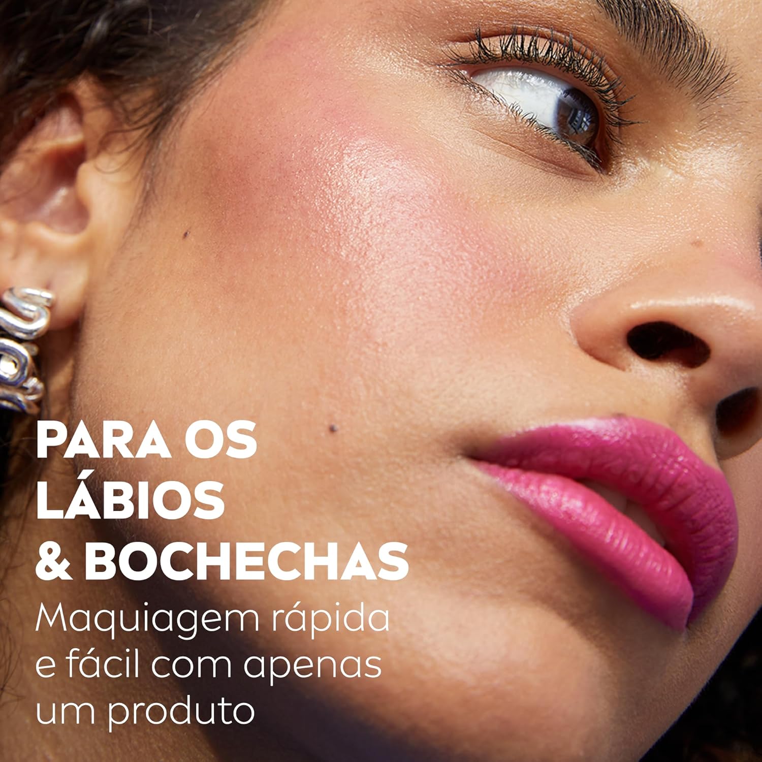 NIVEA Hidratante Labial Hidra Color 2 em 1 Rosa Pink 4,8g - Combina cor intensa e hidratação enriquecida com Manteiga de Karité, Óleo de Amêndoas orgânico e Vitamina E - Imagem 6