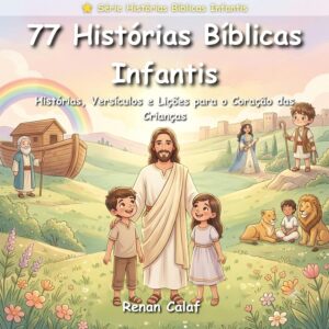 77 Histórias Bíblicas Infantis: Histórias, Versículos e Lições para Fortalecer a Fé das Crianças — Edição Completa para Leitura Diária em Família