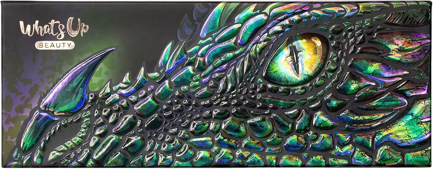 Whats Up Beauty - Dragon Eye Eyeshadow Palette Talc Free Clean Cruelty Free Made in Italy Makeup - Imagem 4