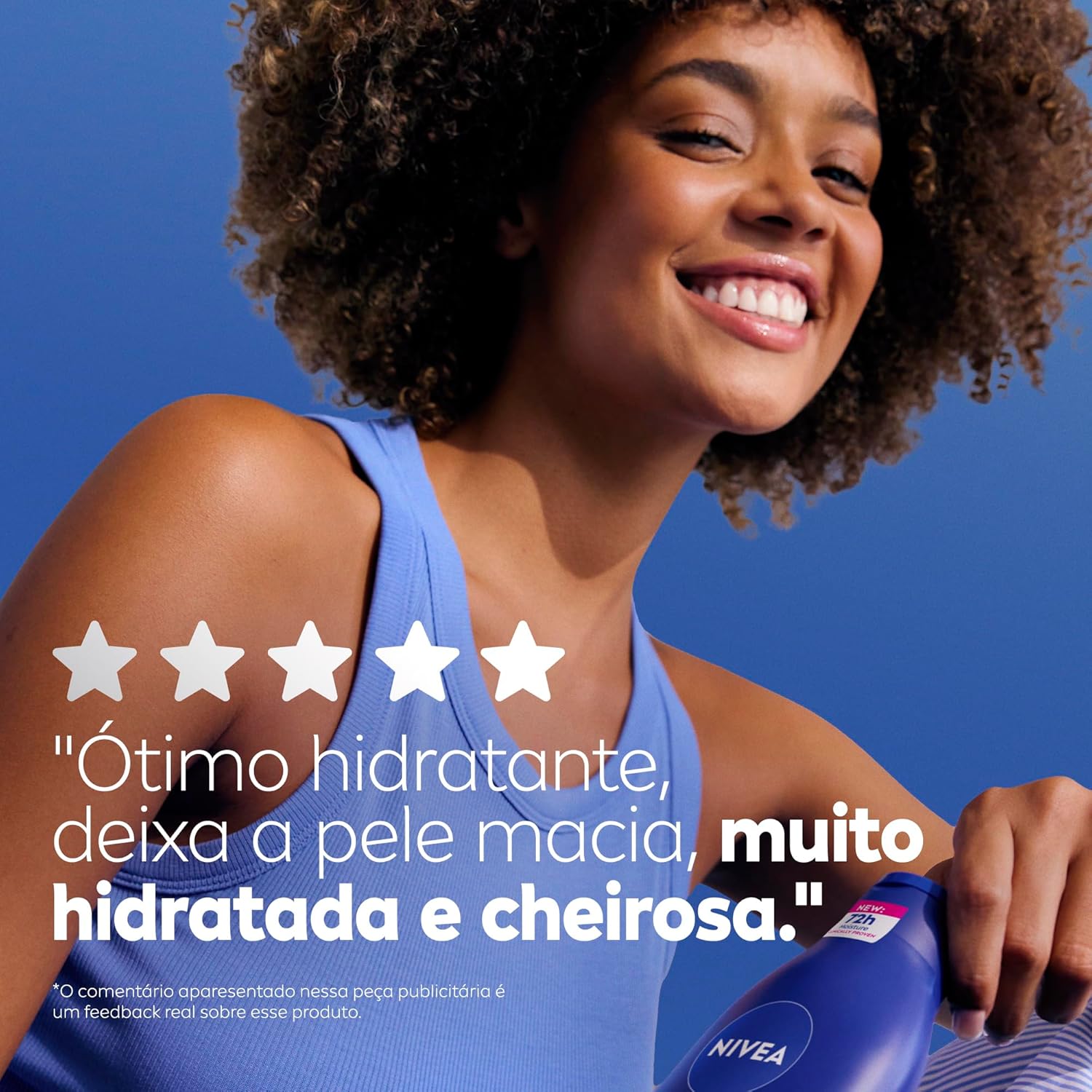 NIVEA Loção Deo-Hidratante Milk 400ml, Hidratação Profunda 72h, Hialurônico Puro, Corporal, Pele Seca e Extrasseca - Imagem 3