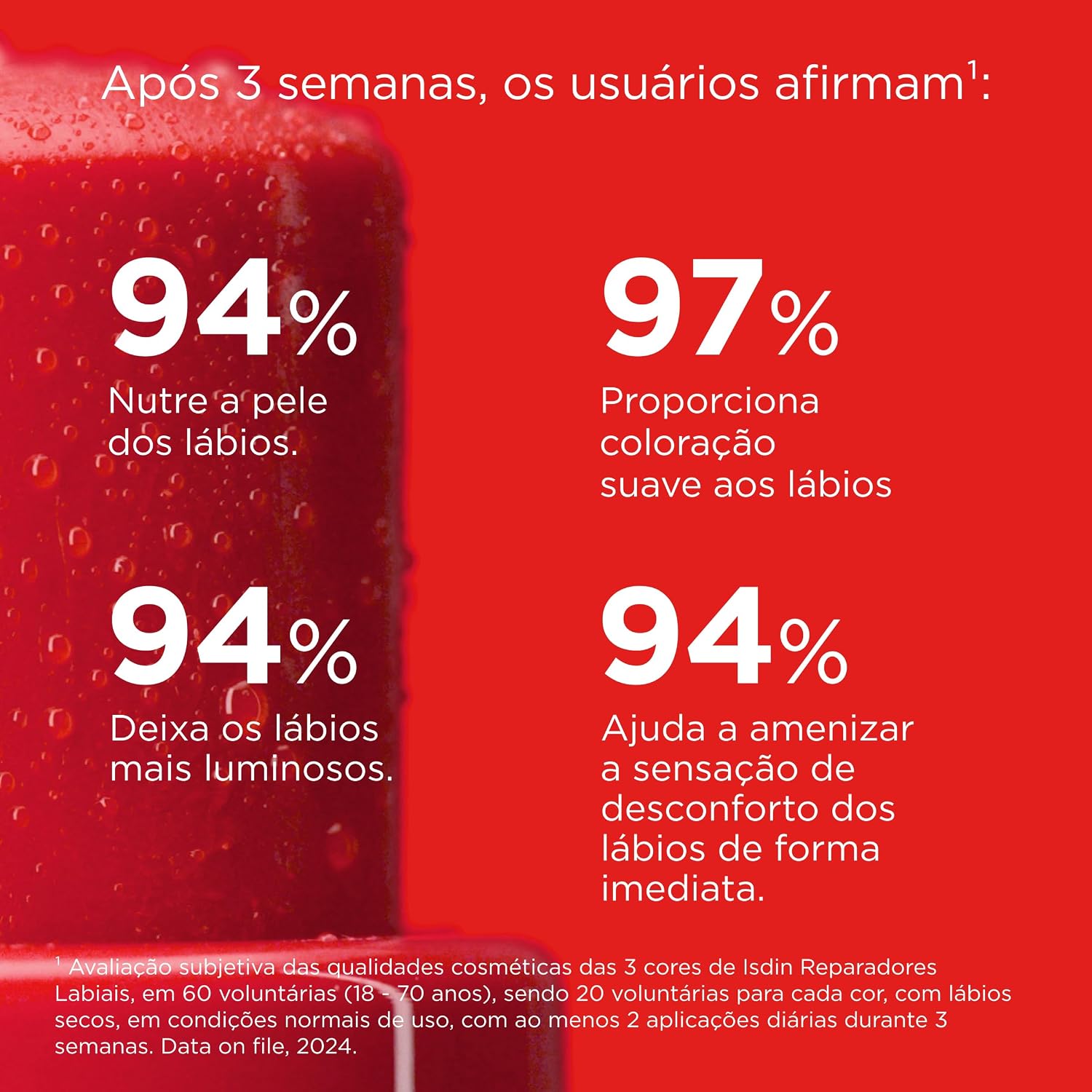 ISDIN Reparador Labial em Stick Red - 4g - Imagem 5