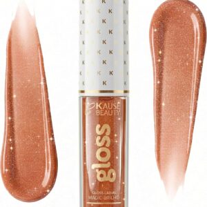 Gloss Labial Cristal Clear Kause Be | Gloss Labial Chocolate Dream KAUSE BE | Hidratação e Brilho Natural | Com Ácido Hialurônico e Vitamina E | Textura Confortável | Uso Diário