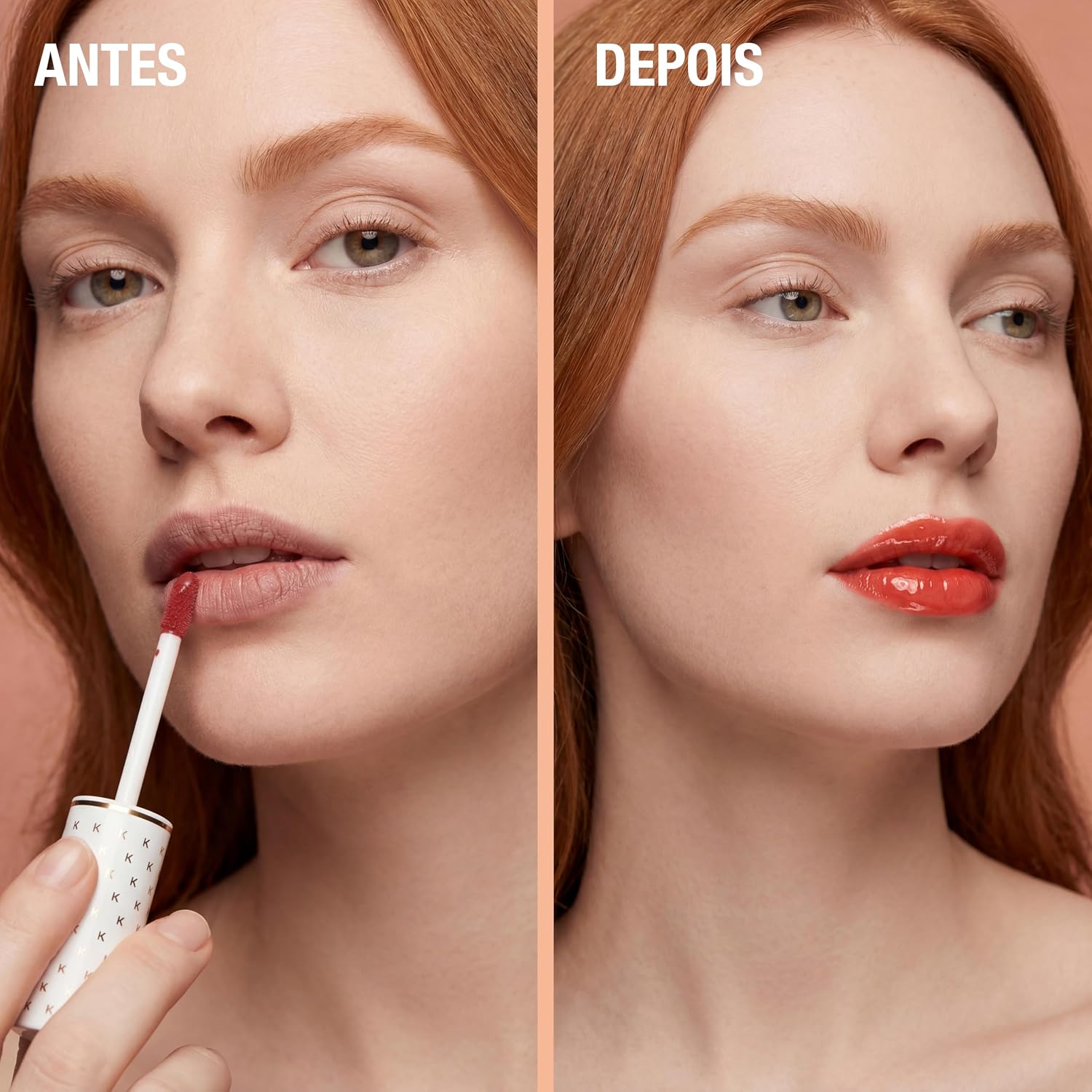 Gloss Labial Cristal Clear Kause Be | Brilho Natural com Ácido Hialurônico e Vitamina E | Hidratante, Textura Confortável e Não Pegajosa | Pode Usar Sozinho ou Sobre Batom (Beijo de Canela) - Imagem 3