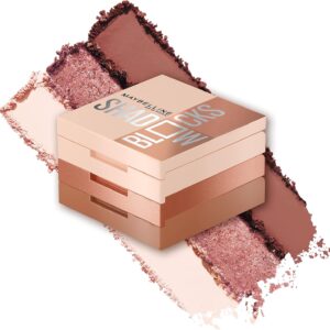 Maybelline Paleta de Sombras Eyeshadow Palette, Stacked Eye Shadow Trio, 82nd & Park Ave, 0.08 oz