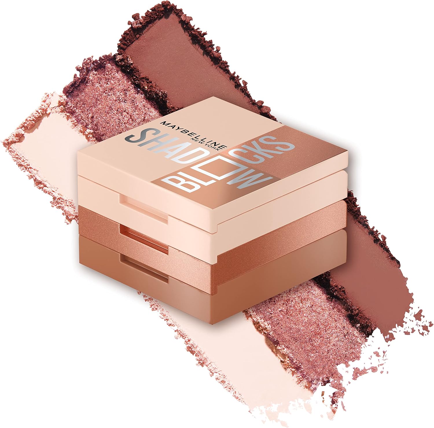 Maybelline Paleta de Sombras Eyeshadow Palette, Stacked Eye Shadow Trio, 82nd & Park Ave, 0.08 oz