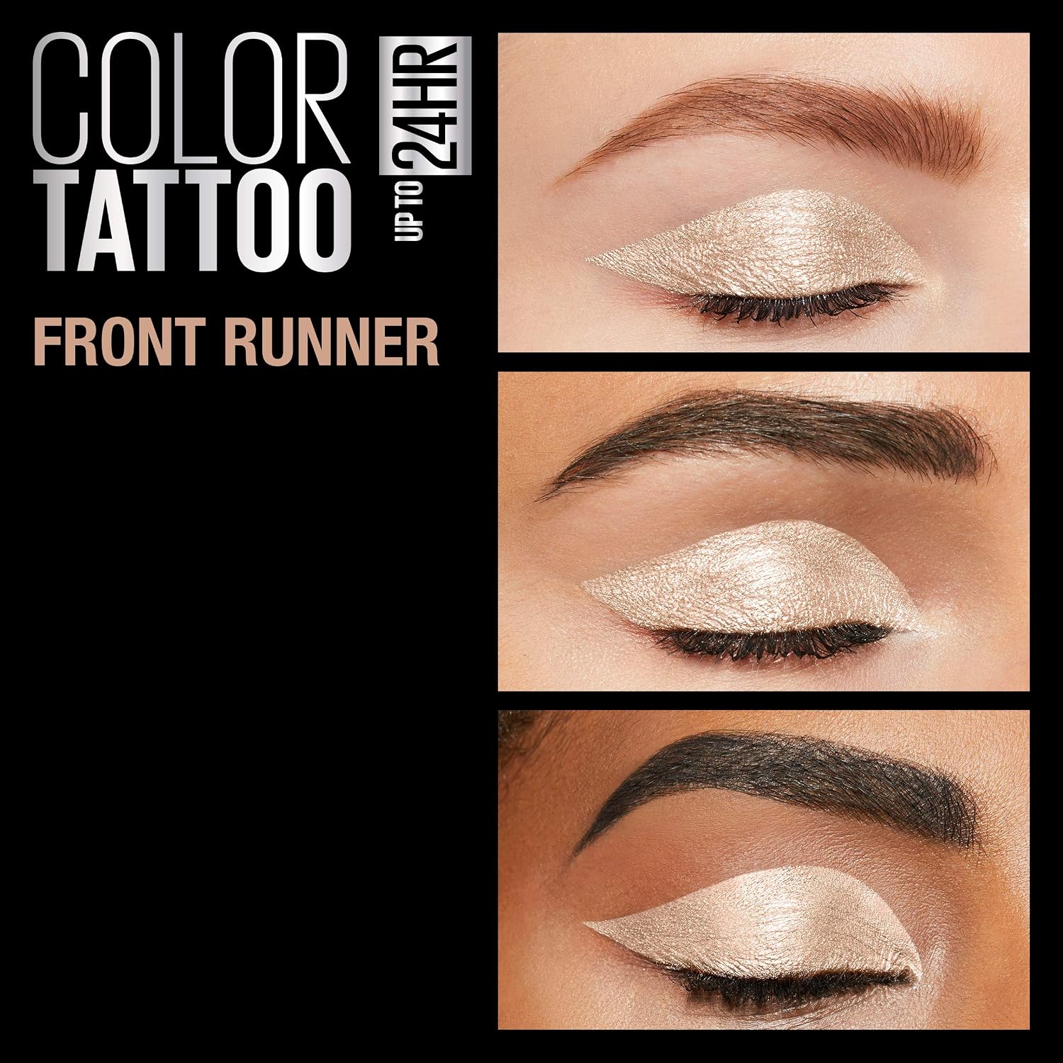 Maybelline New York Color Tattoo 24 Hour Longwear Cream Eyeshadow Makeup, Front Runner, 1 Count - Imagem 5