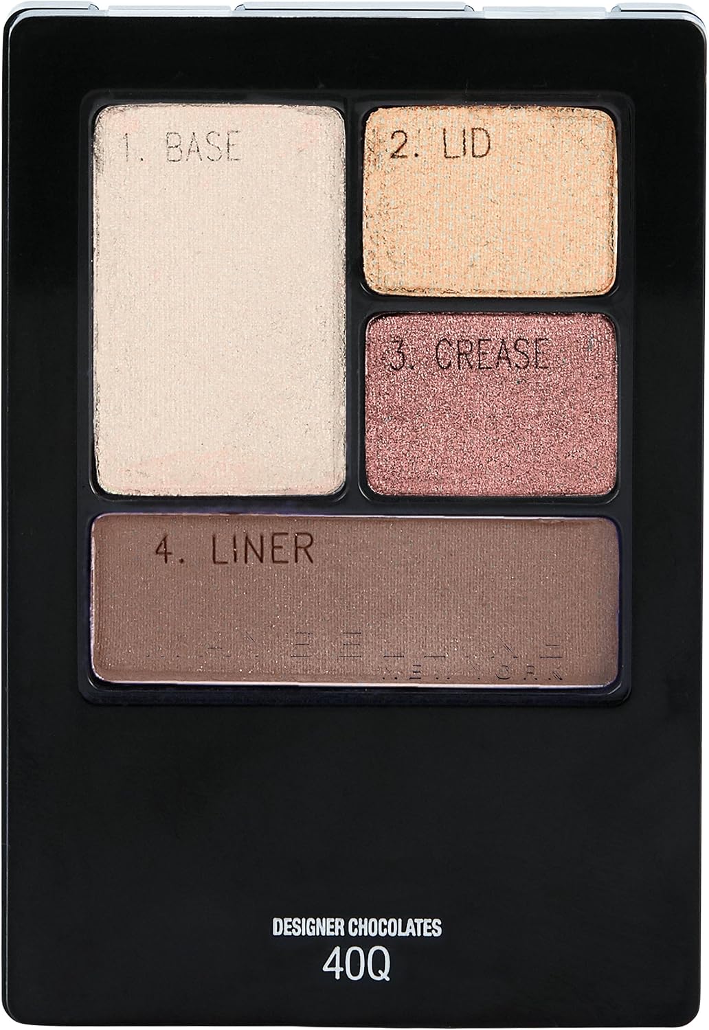 Maybelline New York Expert Wear Eyeshadow Quads, Autumn Coppers, 0.17 Ounce