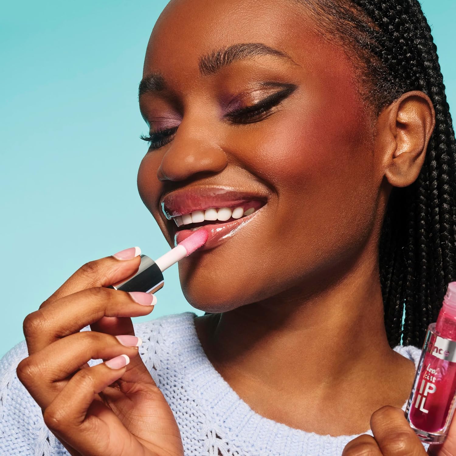 Óleo labial Hydra Kiss essence 03 Pink Champagne - Imagem 4