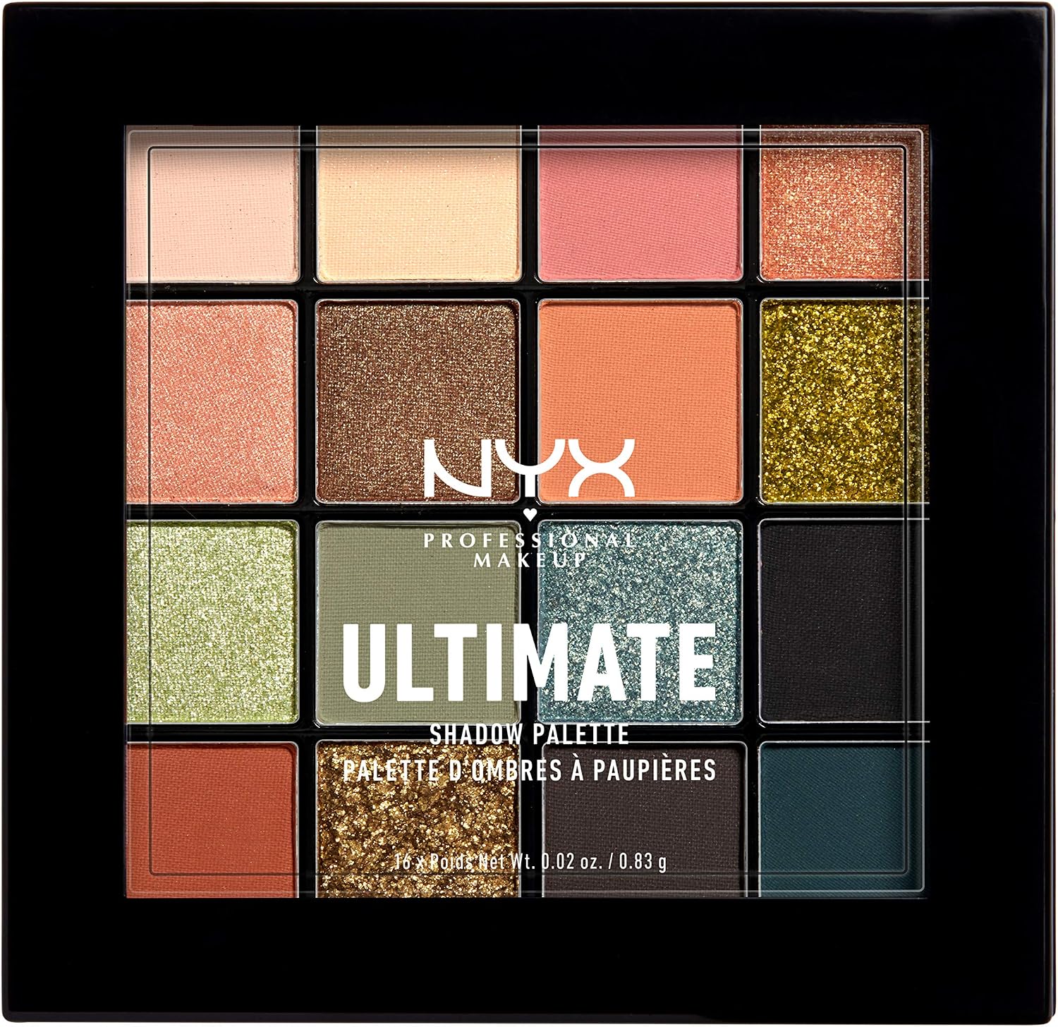 NYX PROFESSIONAL MAKEUP Ultimate Shadow Palette, Eyeshadow Palette, Utopia