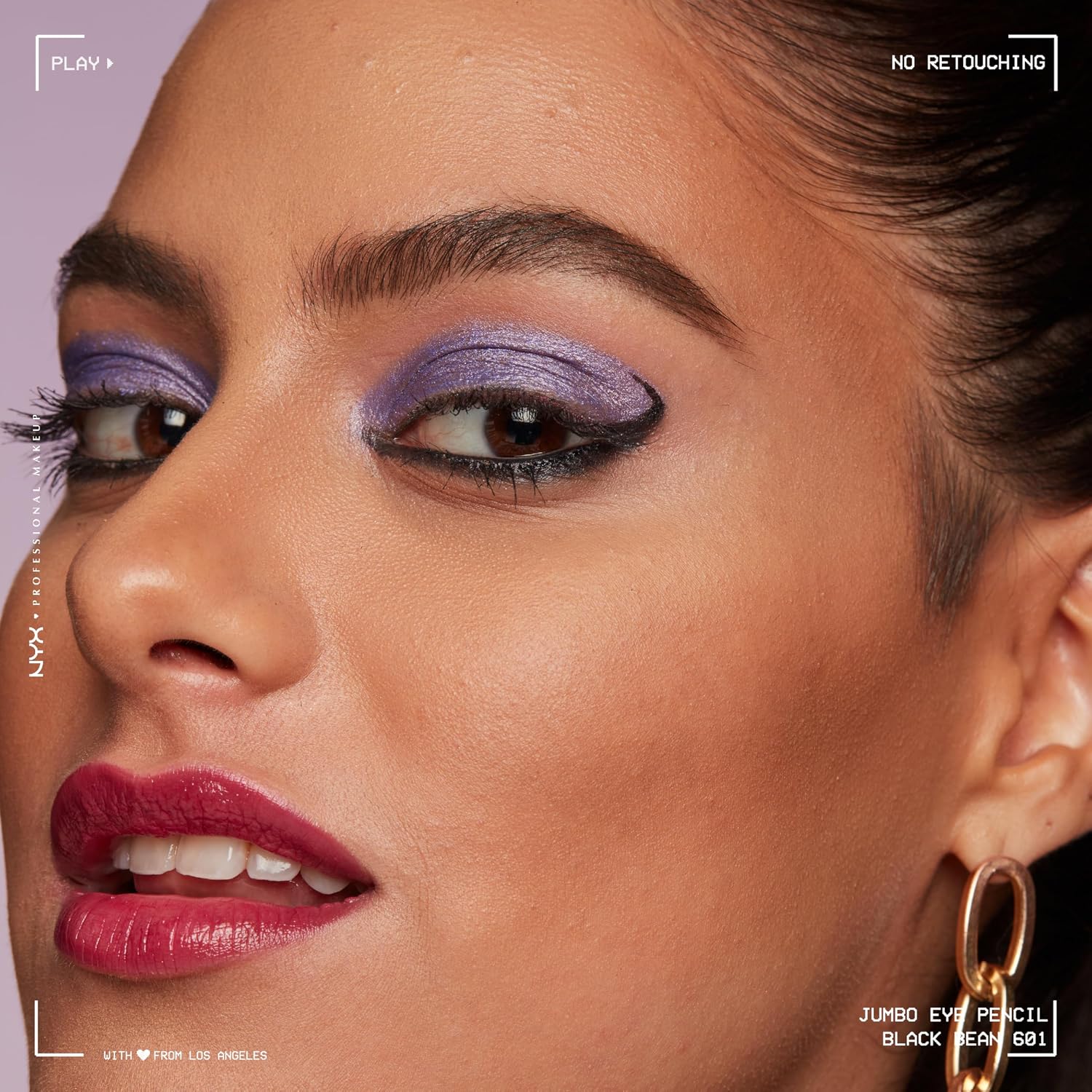 Lápis Sombra Nyx Jumbo Black 601 Eye Pencil Olhos - Imagem 2