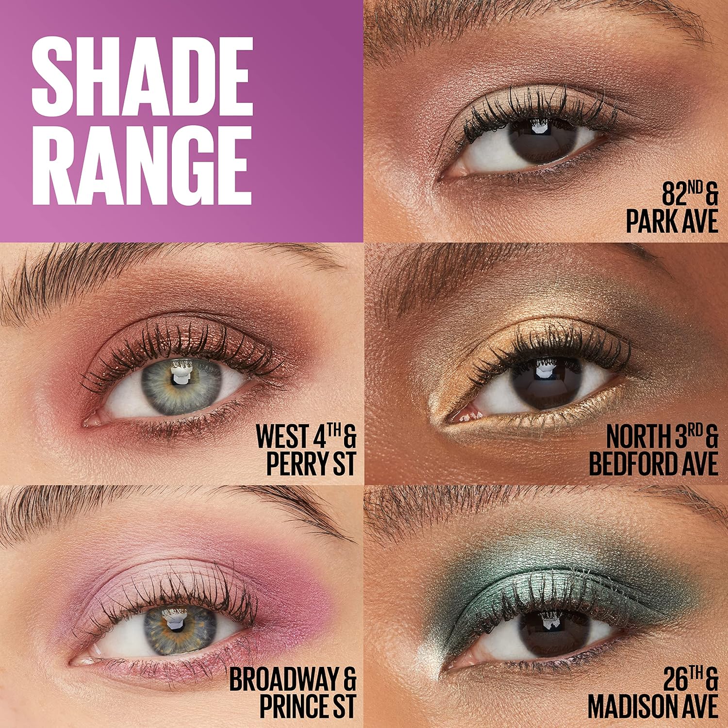 Maybelline Shadow Blocks Shadow Blocks Eyeshadow Palette, Stacked Eye Shadow Trio, 26th & Madison Ave, 0.08 oz - Imagem 5
