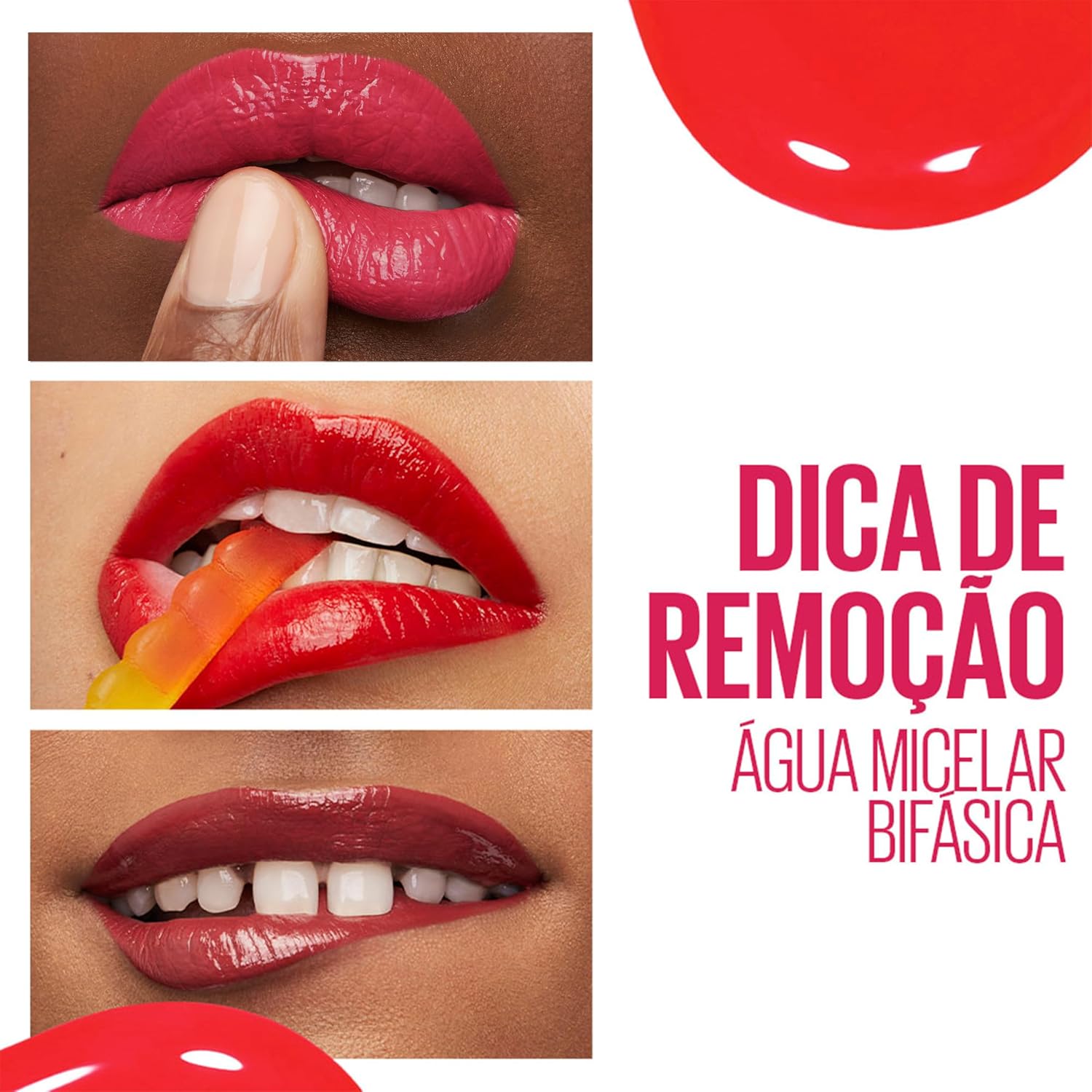 Maybelline NY SuperStay Vinyl Ink Batom Líquido, Longa Duração, Acabamento Vinil Espelhado e Efeito Gloss, Brilho Instantâneo, Conforto para os Lábios, Fórmula Vegana, Cor Red-Hot 4,2ml - Imagem 8
