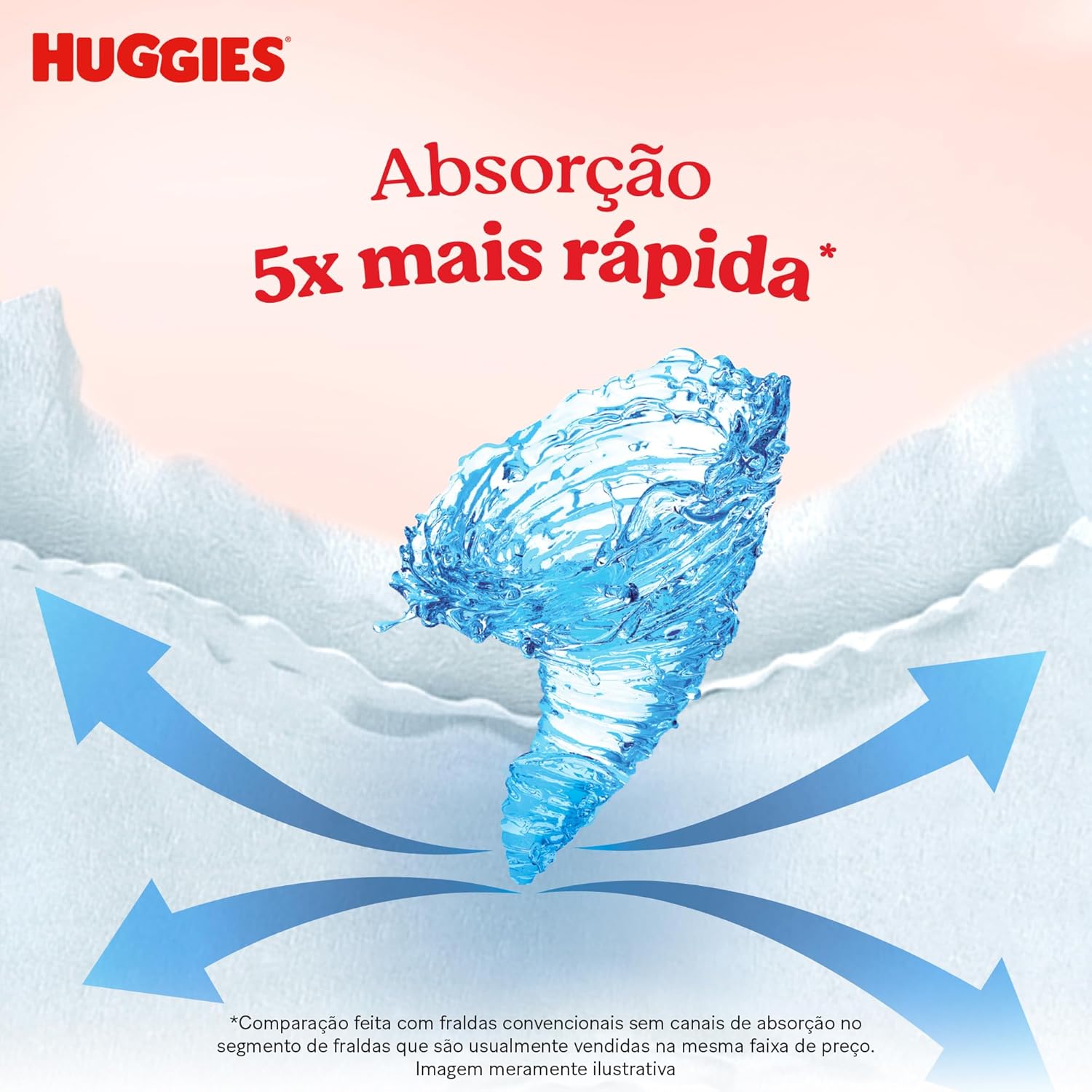 Fralda Descartável Huggies Máxima Proteção Tamanho XG 16 unidades – Nova fralda Supreme Care aberta com tecnologia Xtra-Flex, canais em X que se adaptam aos movimentos e máxima proteção sem fralda caída (embalagem pode variar) - Imagem 4