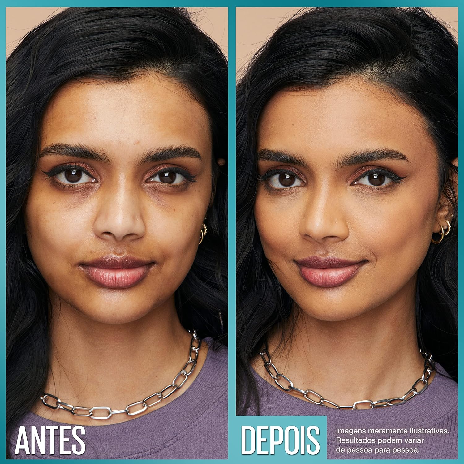 Base Líquida Maybelline NY Fit Me Matte FPS 22 Cor 351 (Antiga N300), 30ml - Imagem 7
