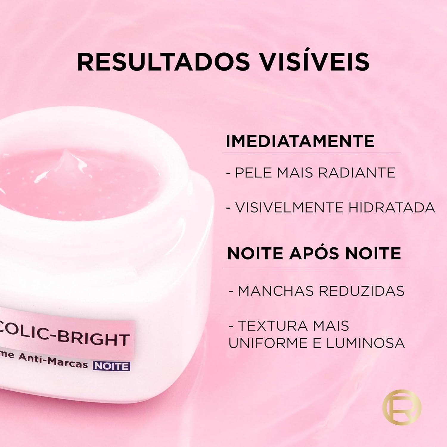 L'Oréal Paris Glycolic-Bright Creme Noturno Anti-Marcas, 49g. - Imagem 3