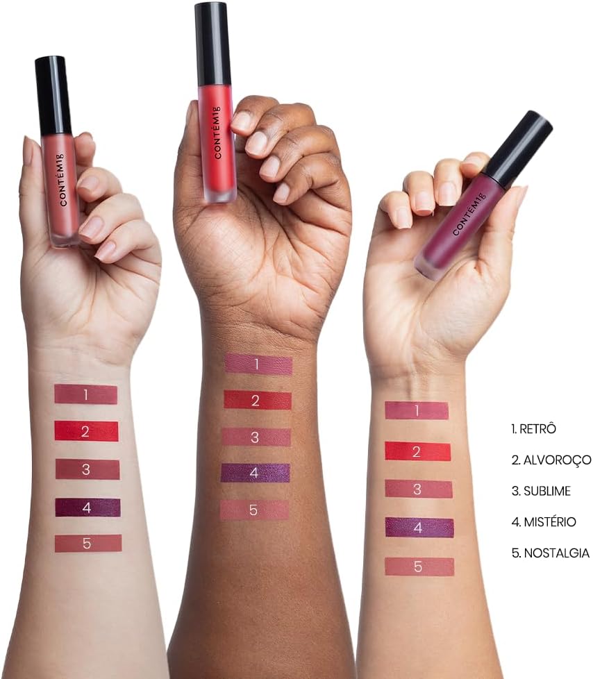 Batom Líquido Ultra Velvet Mistério Contém 1g 4ml - Imagem 5