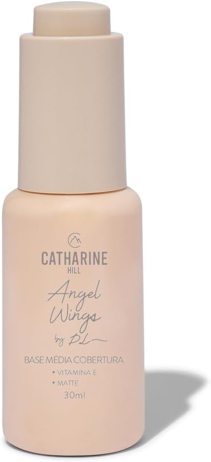 Catharine Hill Base Líquida Média Cobertura 2021/0.5 30ml Oil Free À Prova D'água Acabamento Matte Ácido Hialurônico - Imagem 2
