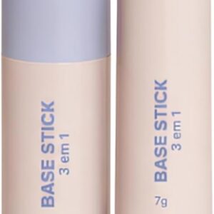 Base Stick 3 em 1, Base, Corretivo e Contorno, Acabamento Soft Matte, 7g, Resistente à Água, Longa Duração - Maquiagem (04, Padrão)