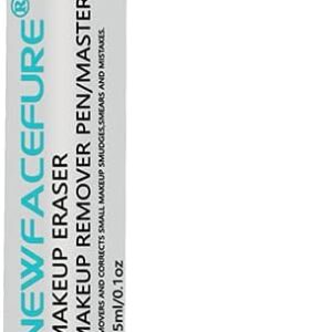 Caneta apagadora para remoção de maquiagem, corretor de maquiagem para os olhos, fácil de remover e corrigir o delineador magnético, extrato para pele sensível original (branca)