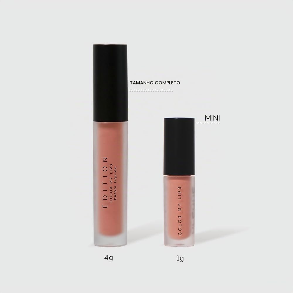 Océane-Mini Batom Líquido Nude Matte - Color My Lips Naked Océane Edition 1g - Imagem 4