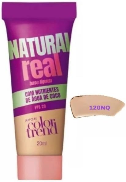 Base Liquida Natural Real Com Nutrientes de Óleo de Côco-120NQ - Imagem 2