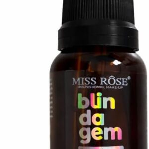 Blindagem para Maquiagem Miss Rose 15ml - Fixador e Primer Facial À Prova D'água - Longa Duração e Resistência Extrema