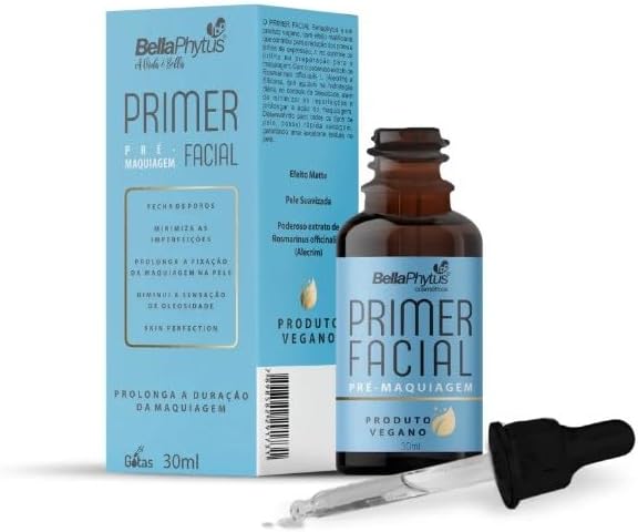 Primer Facial Pré-Maquiagem Bellaphytus, 30ml