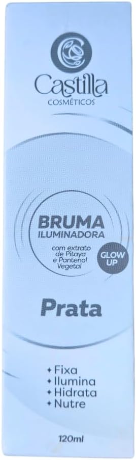 Bruma Iluminadora Prata Castilla 120mL – Fixa, Hidrata e Ilumina com Pitaya e Pantenol Vegetal - Imagem 4