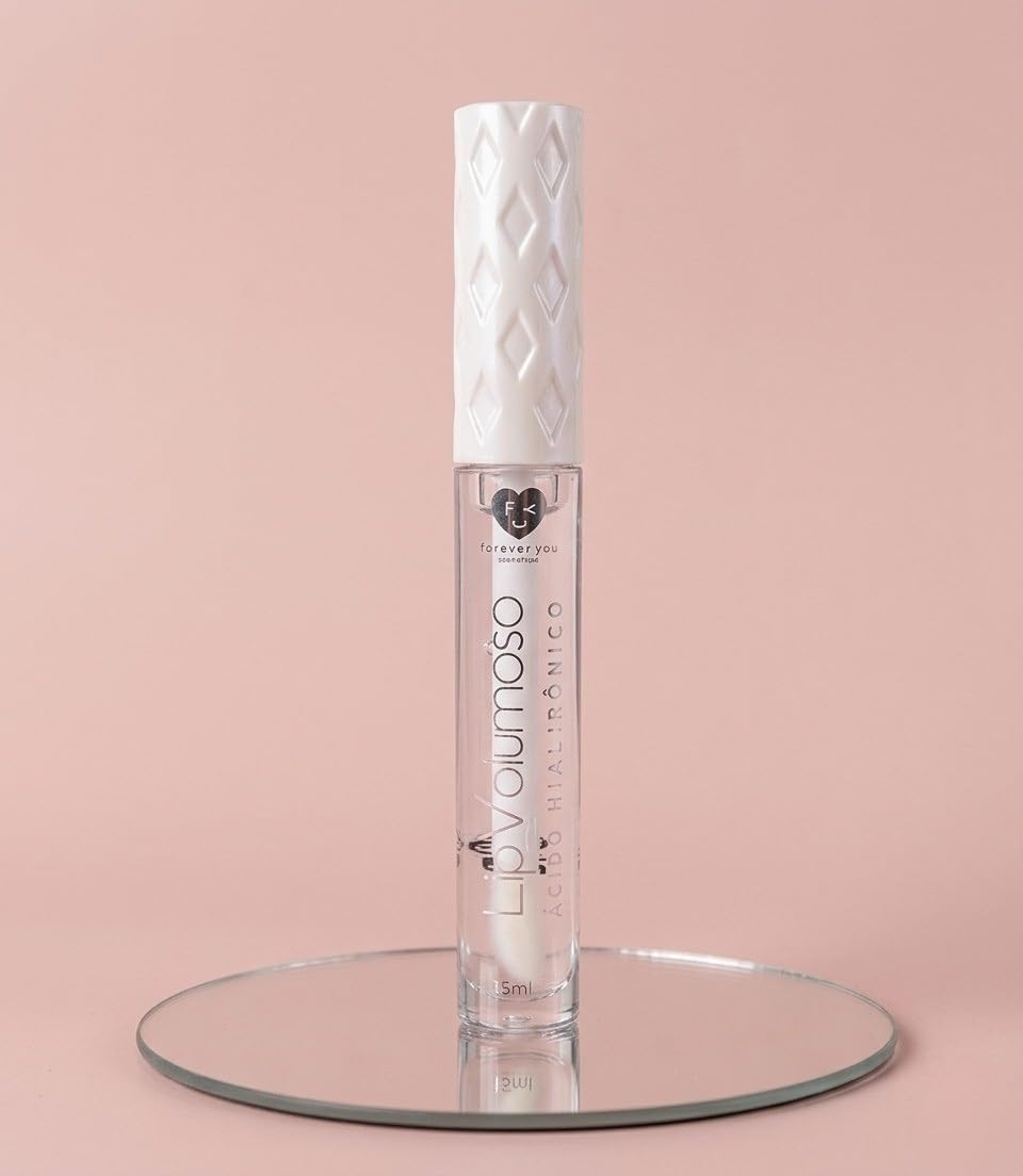 Forever You Gloss Lip Volumoso, Translúcido, Fórmula Vegana, Gloss Labial, Acabamento Brilhante, Volumizador, Ácido Hialurônico, Vitamina E e D-Pantenol